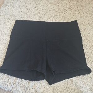 TNA Jet Black Women's Bike Shorts